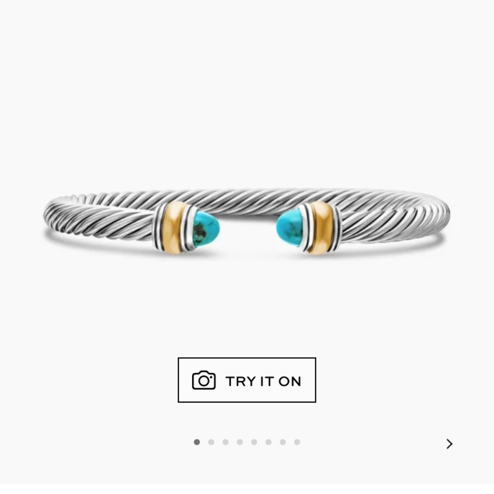 NIB Authentic David Yurman Classic Cable Bracelet 5mm - Picture 7 of 17